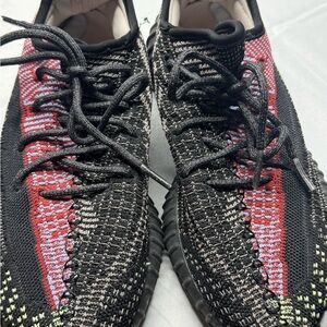 adidas Black and Red Patterned Sneakers